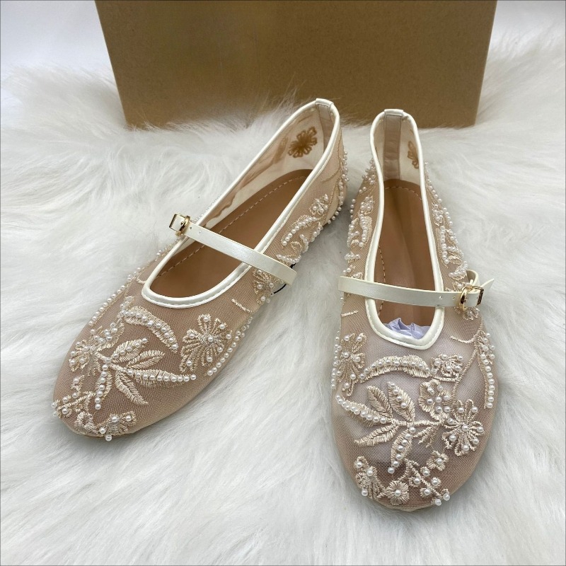 Embroidery Designer - Mesh Embroidery String Bead Women Ballet