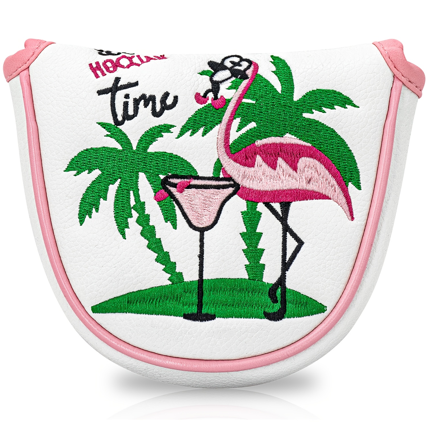 1pc Flamingo Golf Club Headcov - Embroidery Designer recensione e prezzo