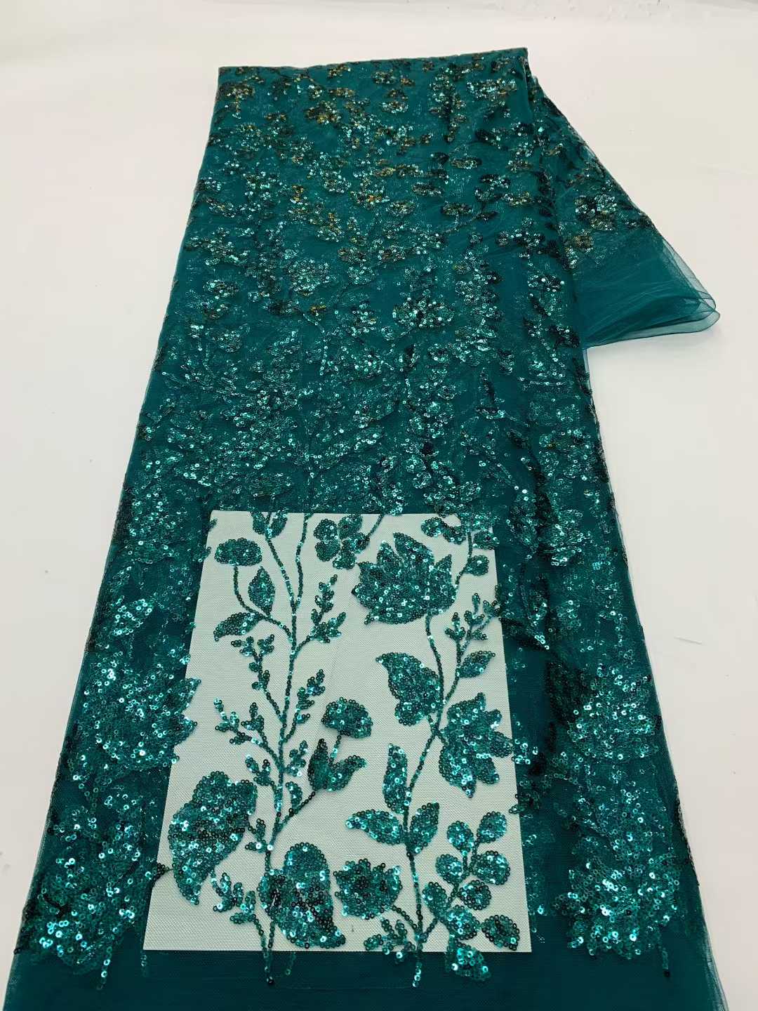 African Lace Fabric With Sequi - Embroidery Net Fabric recensione e prezzo