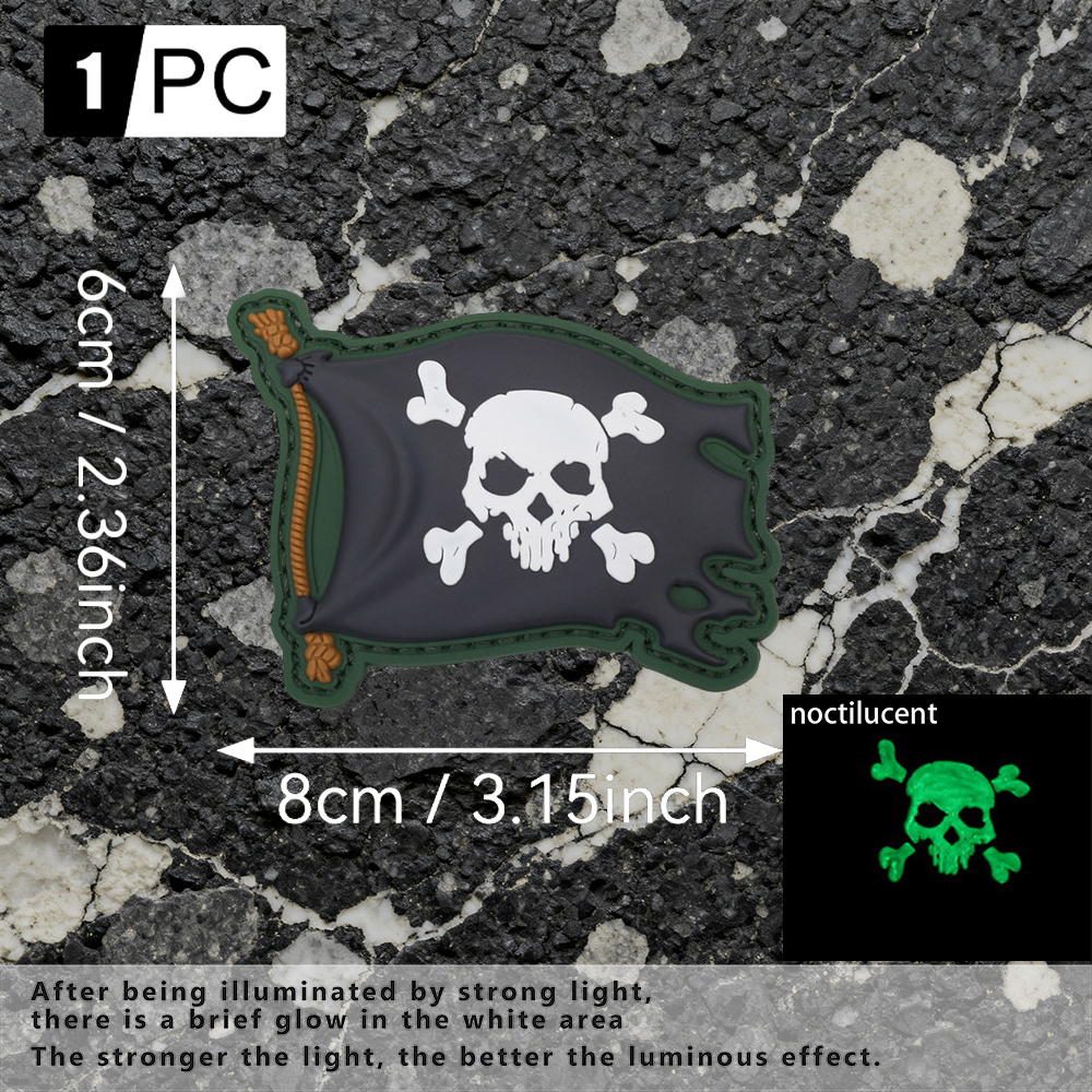 A Pirate Flag Pattern Pvc Mate - Embroidery Effect recensione e prezzo