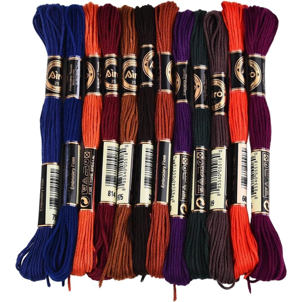 12 Skeins 6 Strands Hand Varie - Embroidery Yarns recensione e prezzo