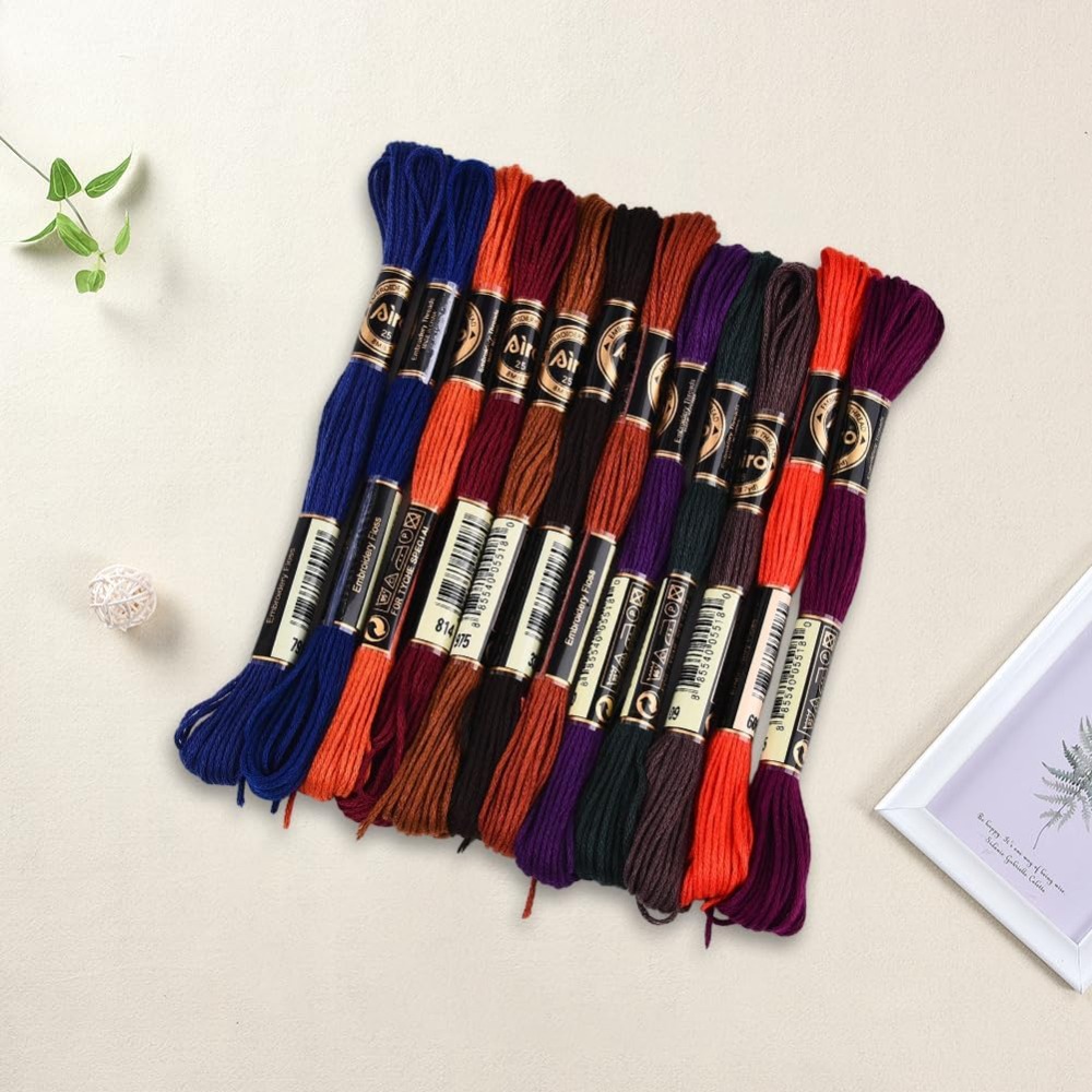 12 Skeins 6 Strands Hand Varie - Embroidery Yarns recensione e prezzo