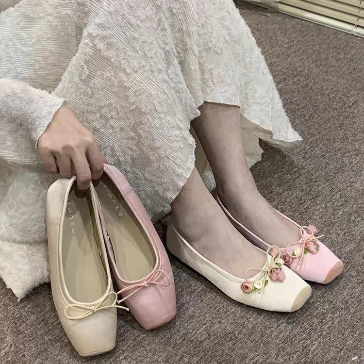 Women Flats Bow Marie Janes Sh - Embroidery Designer recensione e prezzo
