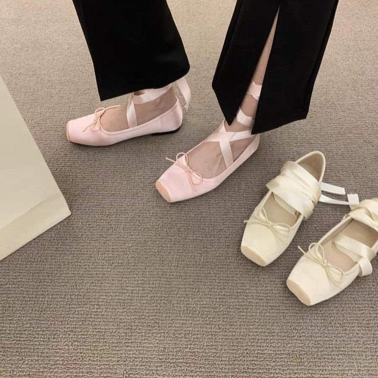 Women Flats Bow Marie Janes Sh - Embroidery Designer recensione e prezzo