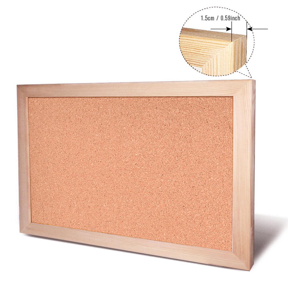 Vintage Pine Wood Frame Cork B - Frame Display Wood recensione e prezzo