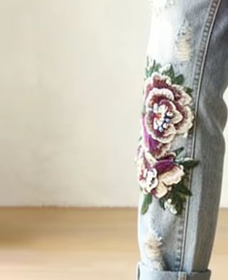 Women's Elegant Floral Embroid - Embroidery Effect recensione e prezzo