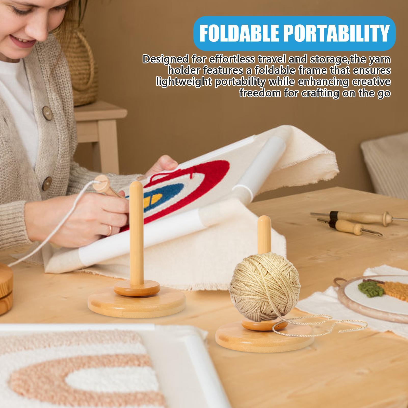 Yarn Holder Knitting Yarn Wind - Embroidery Yarns recensione e prezzo