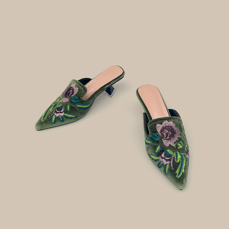 Embroidery Velour Women Shoes  - Embroidery Designer recensione e prezzo