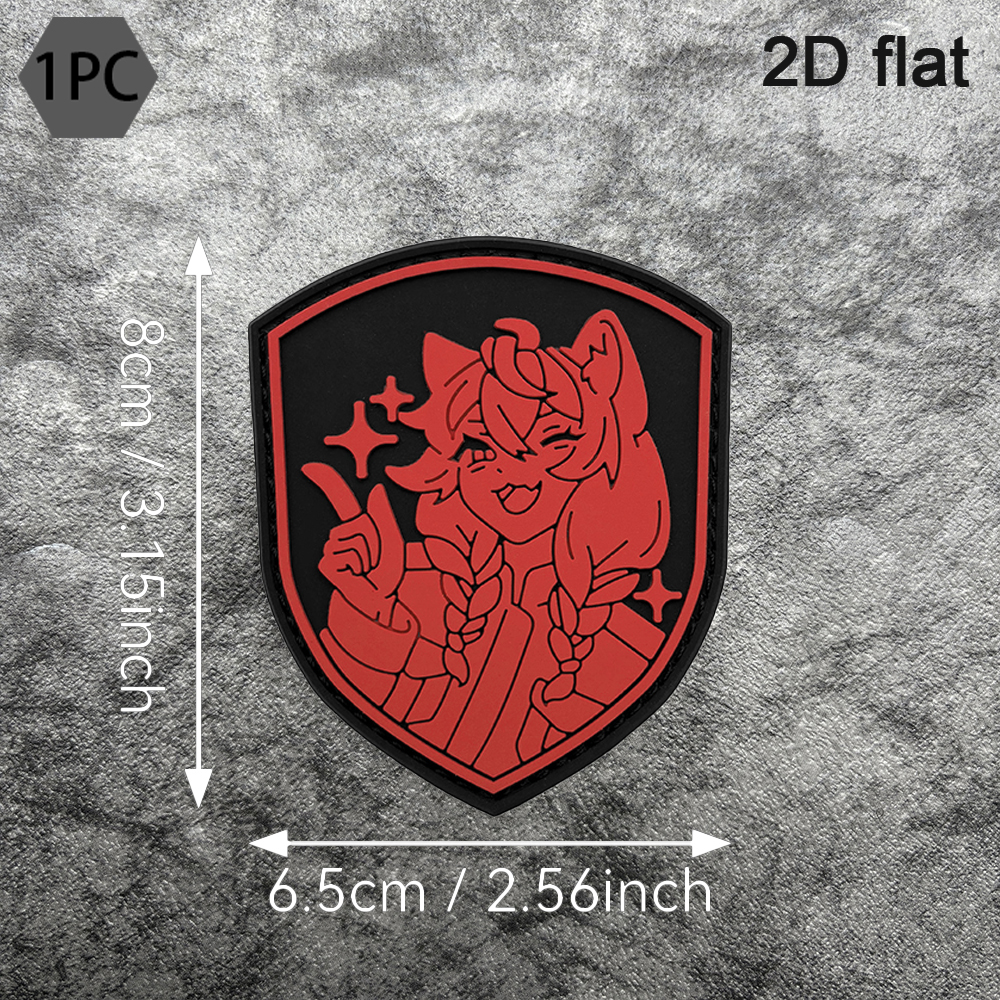 A Cat-Eared Girl Pattern Pvc P - Embroidery Effect recensione e prezzo