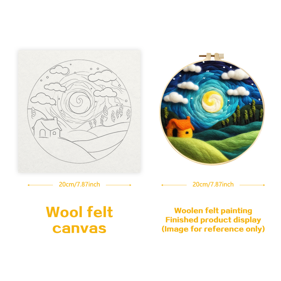 CHENISTORY Wool Painting Kits  - Embroidery For Beginners recensione e prezzo