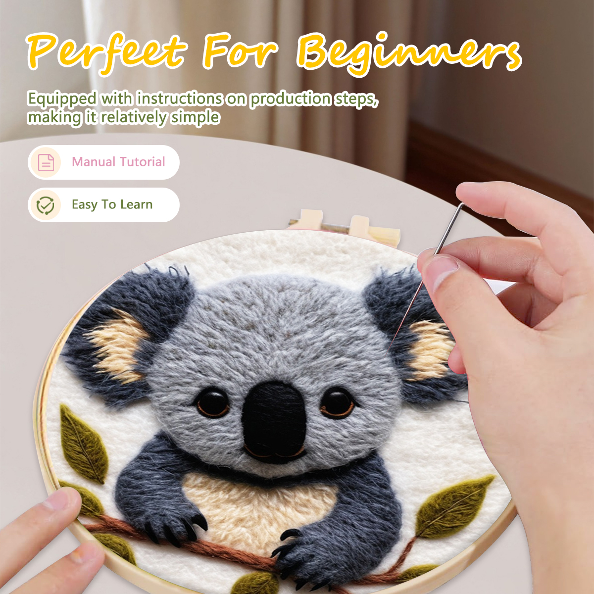 CHENISTORY Modern Needle Felti - Embroidery For Beginners recensione e prezzo