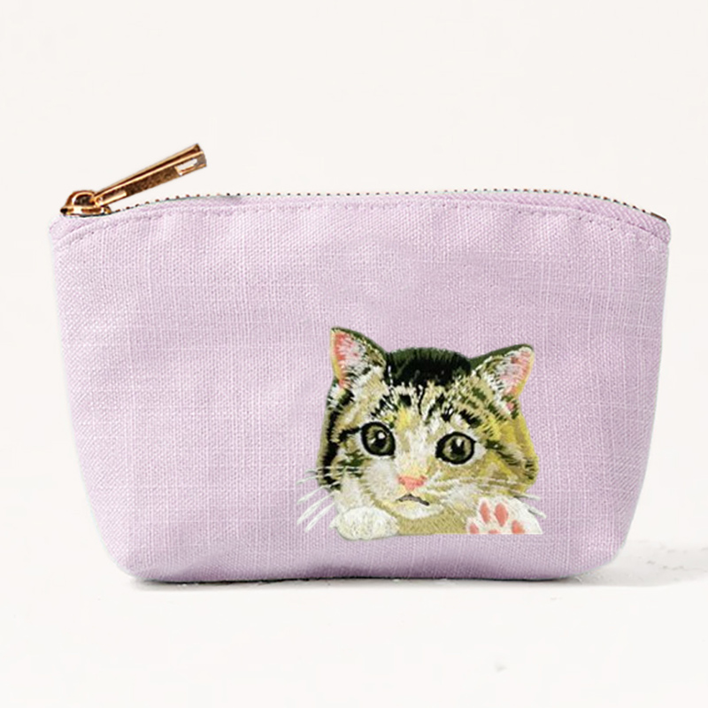 2026 new cute cat dog embroide - Embroidery Wallet recensione e prezzo