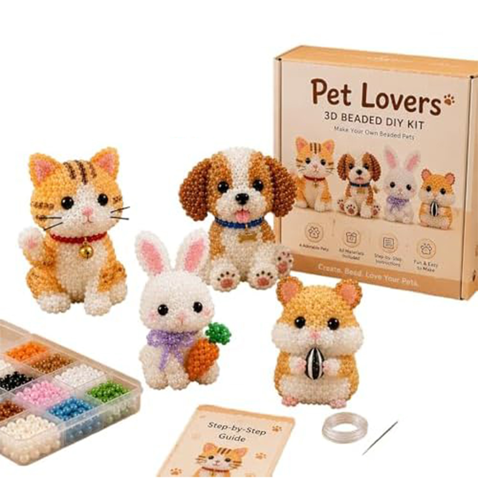 DIY Animal Bead Embroidery Kit - Embroidery For Beginners recensione e prezzo