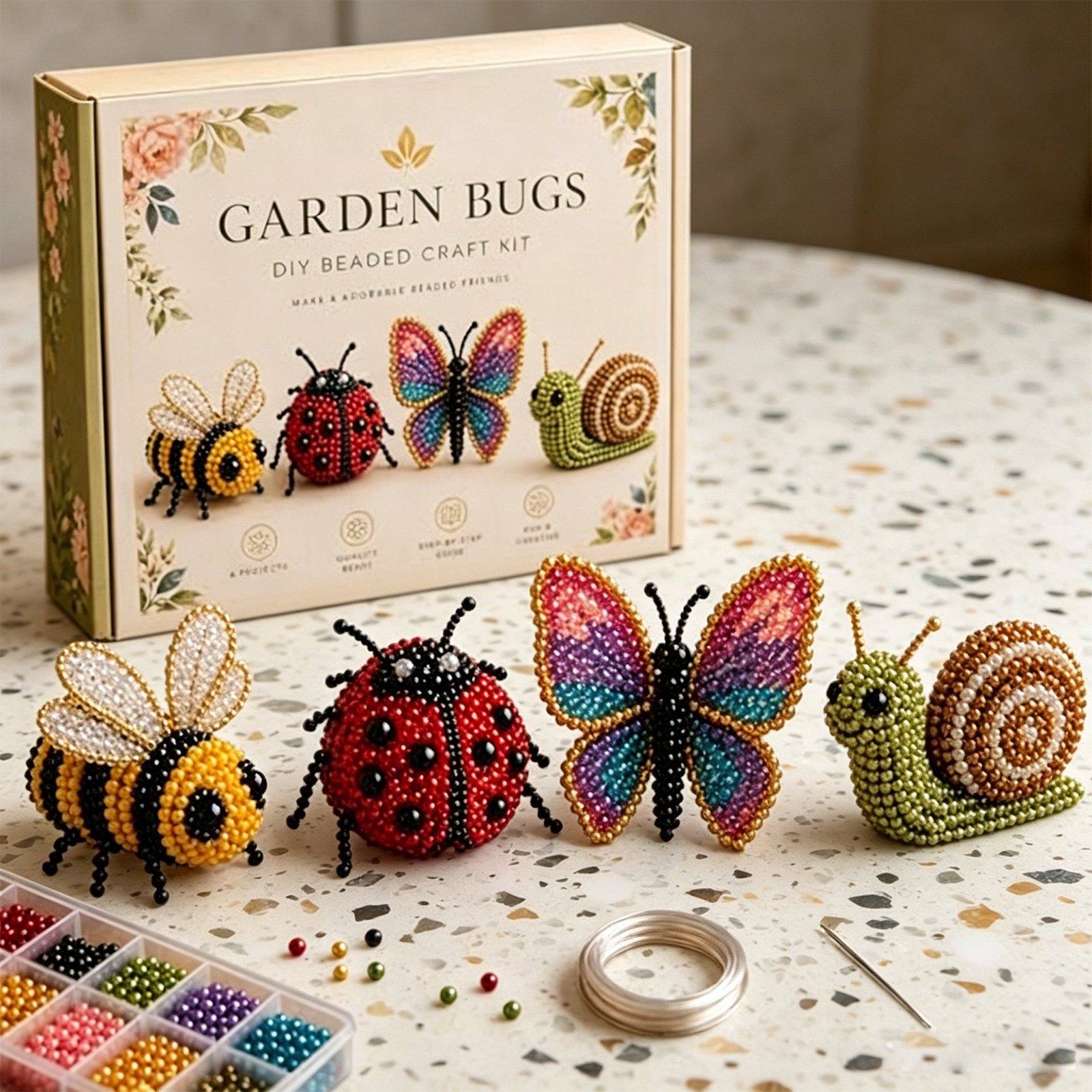 DIY Animal Bead Embroidery Kit - Embroidery For Beginners recensione e prezzo