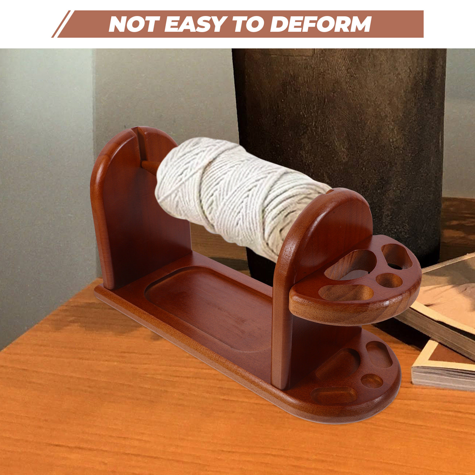 Wooden Yarn Holder Sturdy Craf - Embroidery Yarns recensione e prezzo
