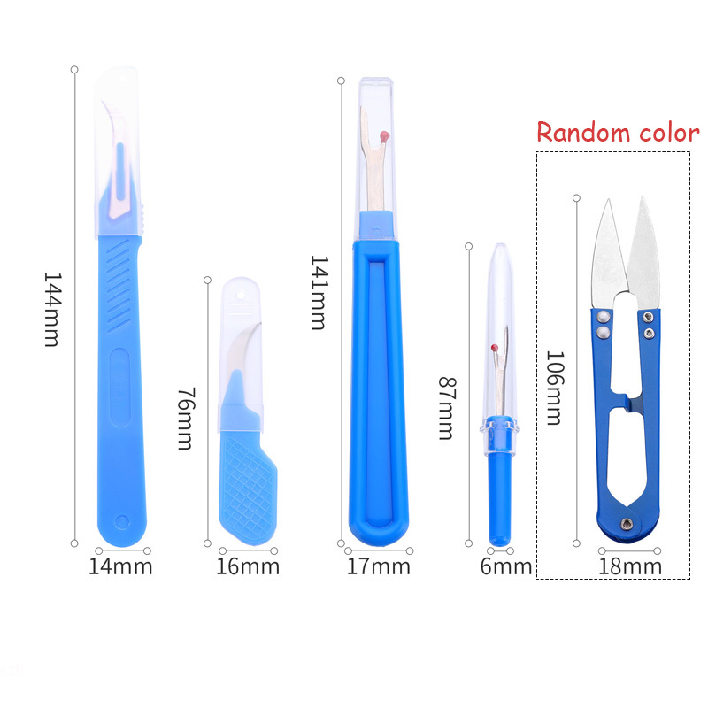 5Pcs Blue Sewing Ripper Kit wi - Embroidery Yarns recensione e prezzo