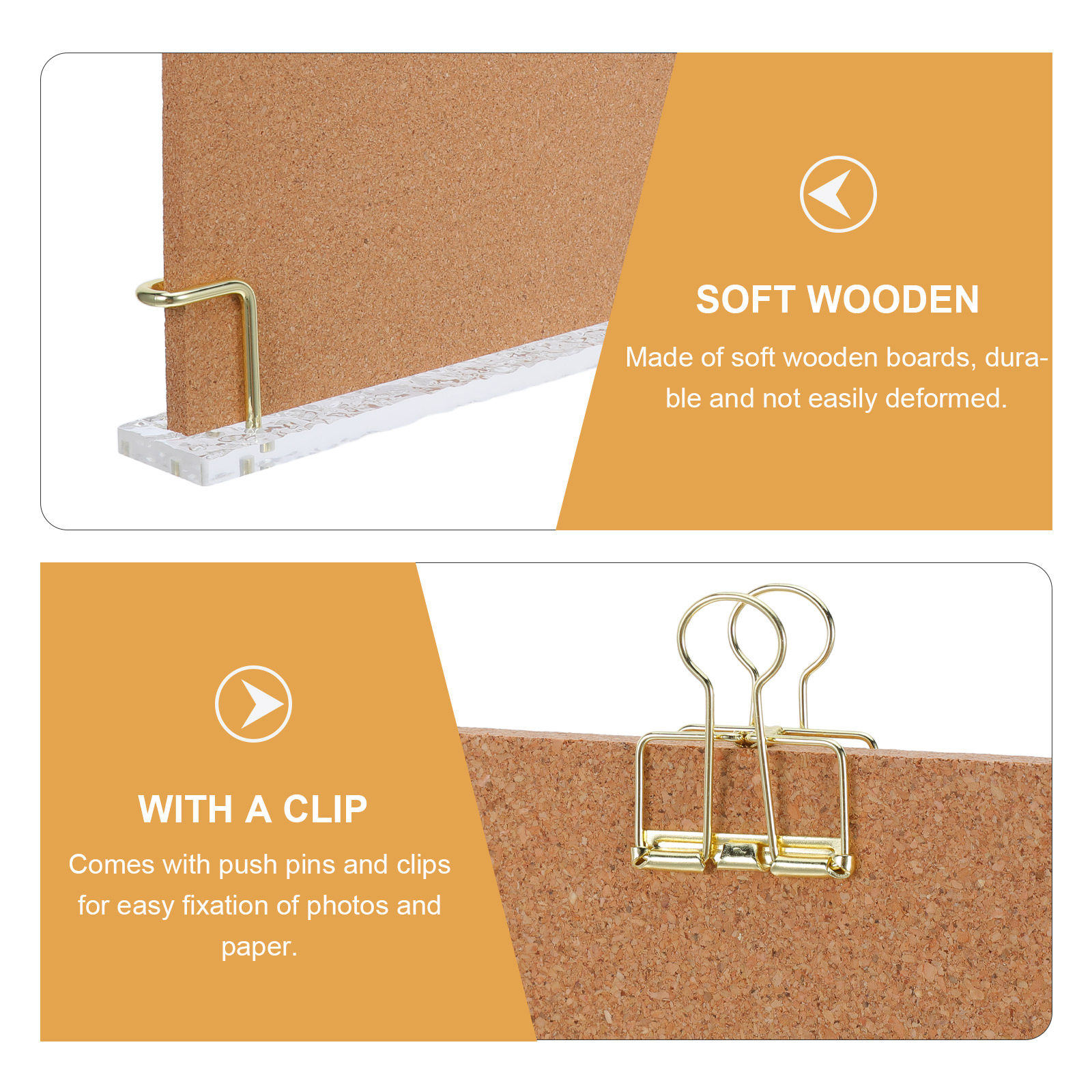 1 Set Small Cork Board For Des - Frame Display Wood recensione e prezzo