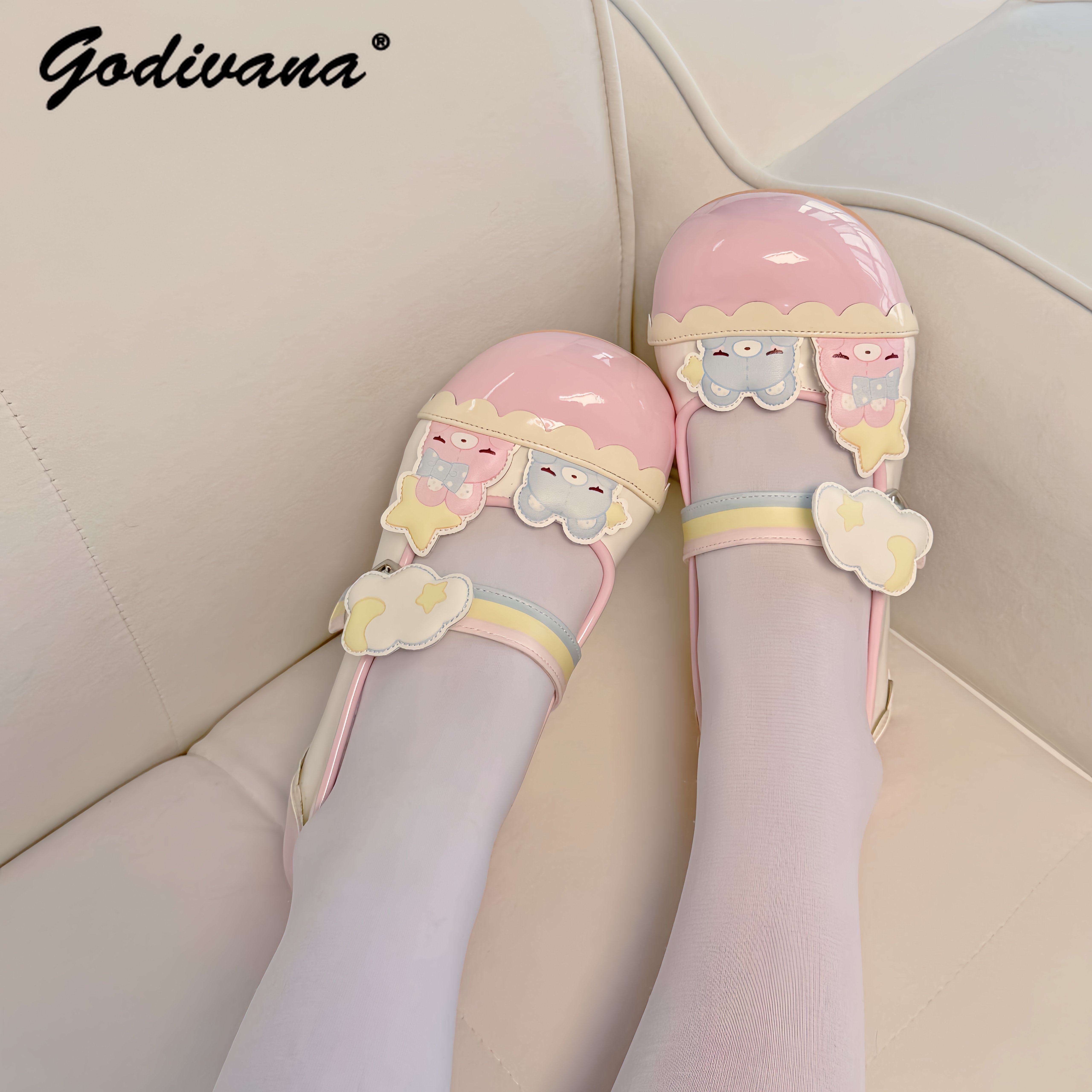 Original New Student Girls Col - Embroidery Flat Shoes recensione e prezzo