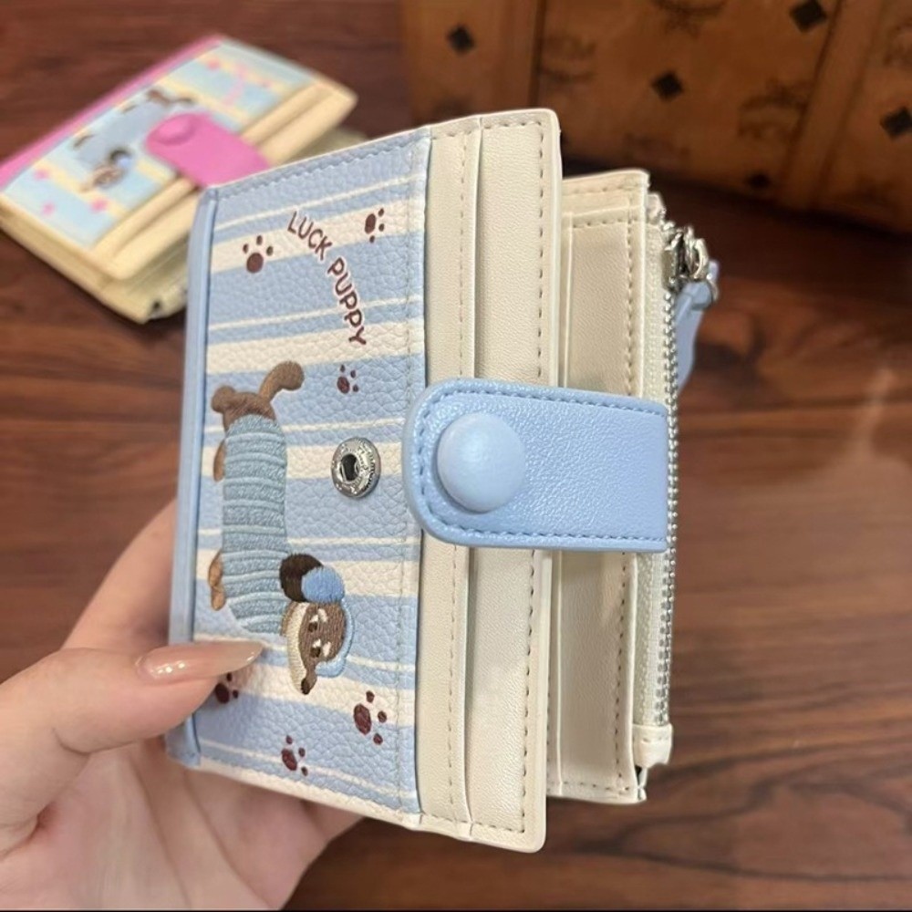 Ins Dachshund Embroidery Short - Embroidery Wallet recensione e prezzo