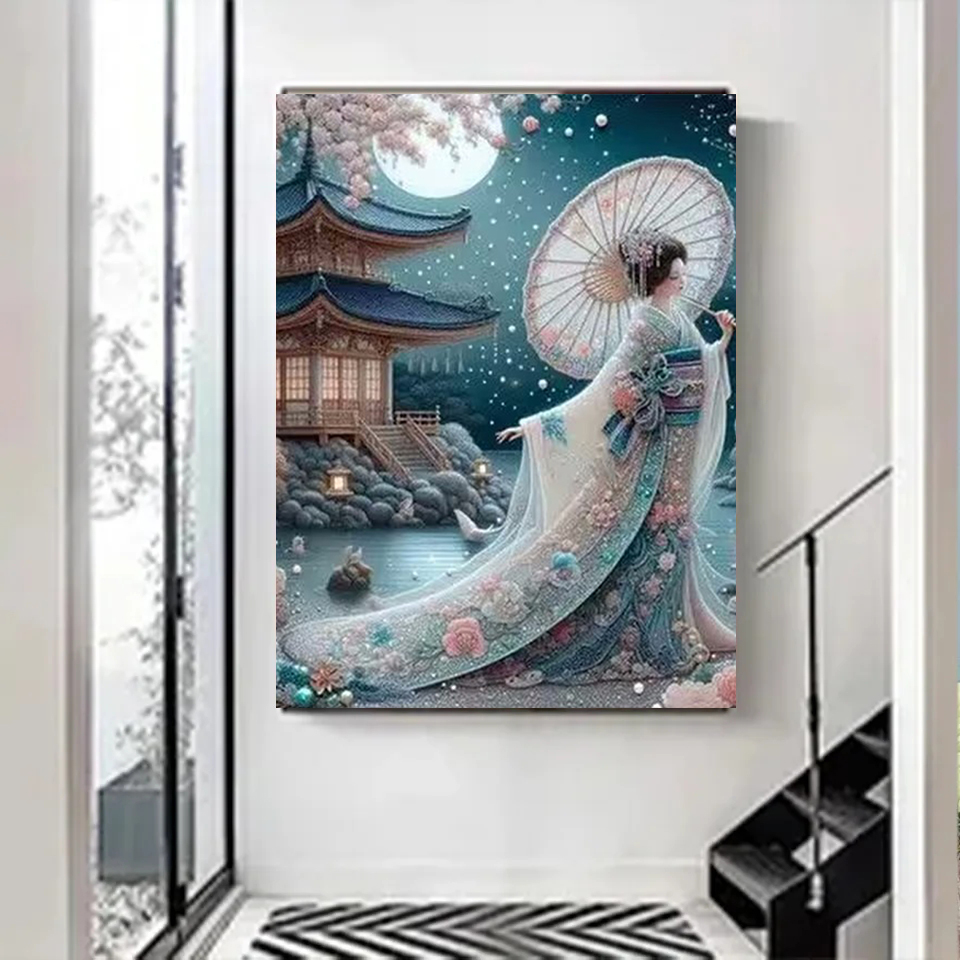Ancient Style Umbrella Holding - Embroidery Artist recensione e prezzo