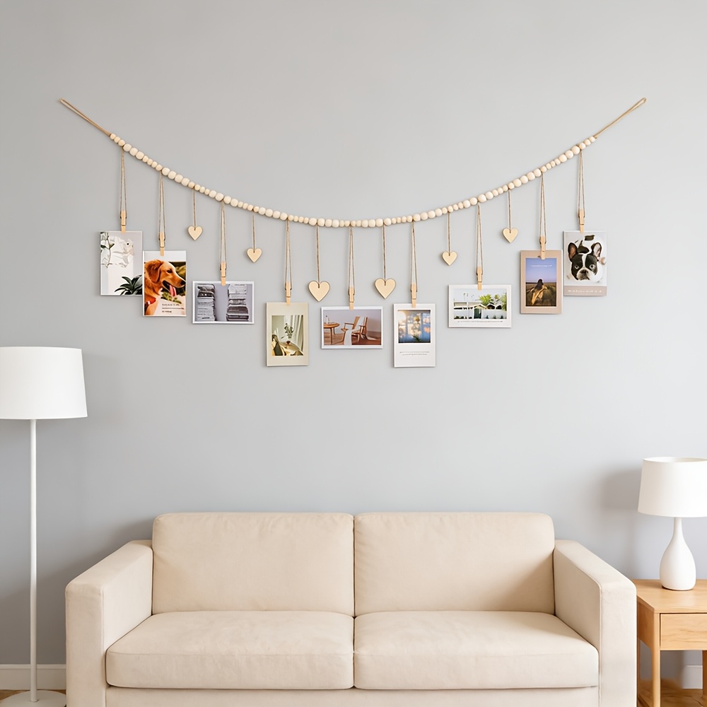 Hanging Photo Display Wall Dec - Frame Display Wood recensione e prezzo
