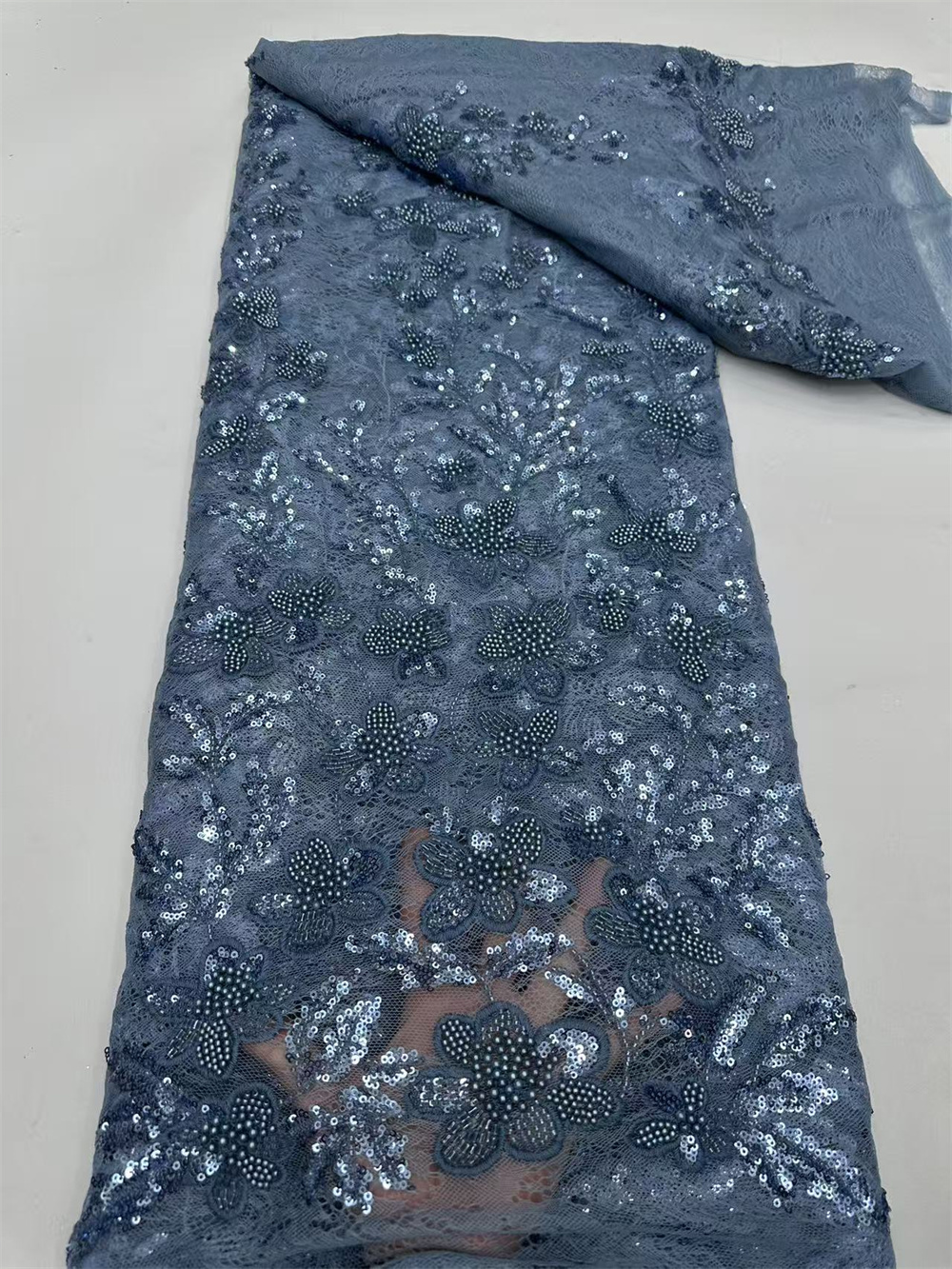 Luxury African Sequence Lace F - Embroidery Net Fabric recensione e prezzo