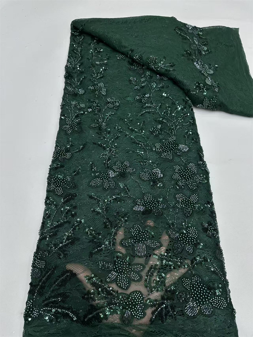 Luxury African Sequence Lace F - Embroidery Net Fabric recensione e prezzo