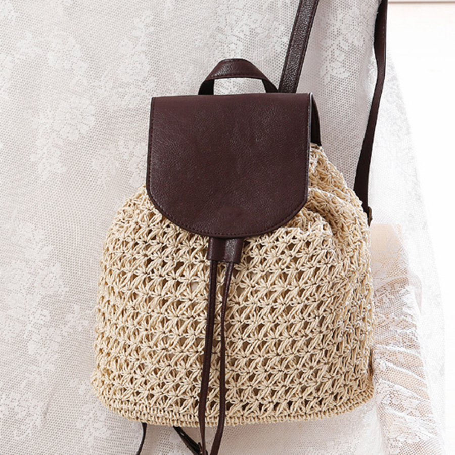 Summer's straw flip backpack n - Embroidery Bali recensione e prezzo