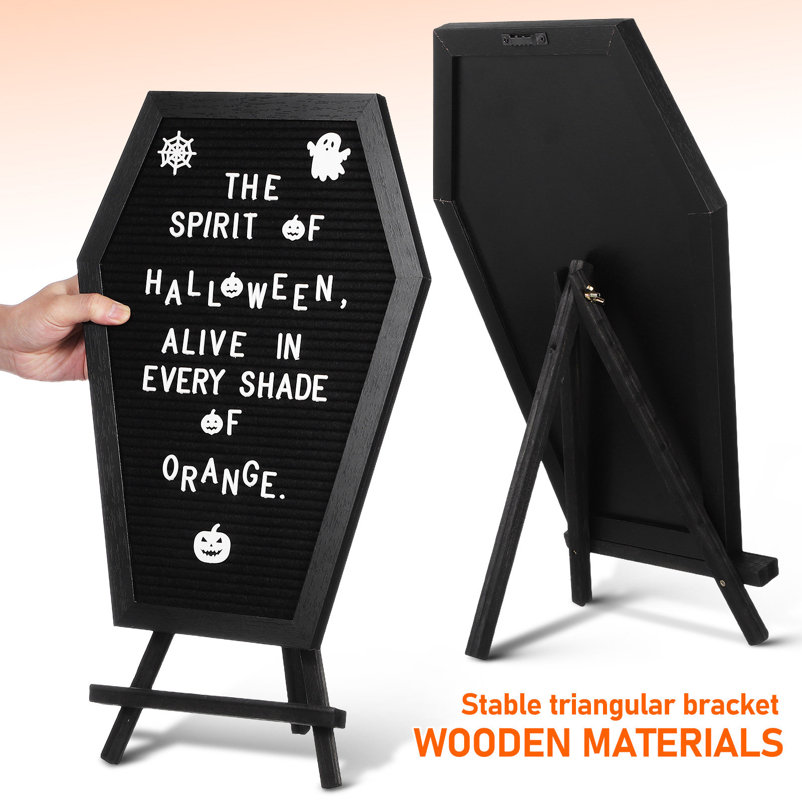 1Set Coffin Decor Halloween Le - Frame Display Wood recensione e prezzo