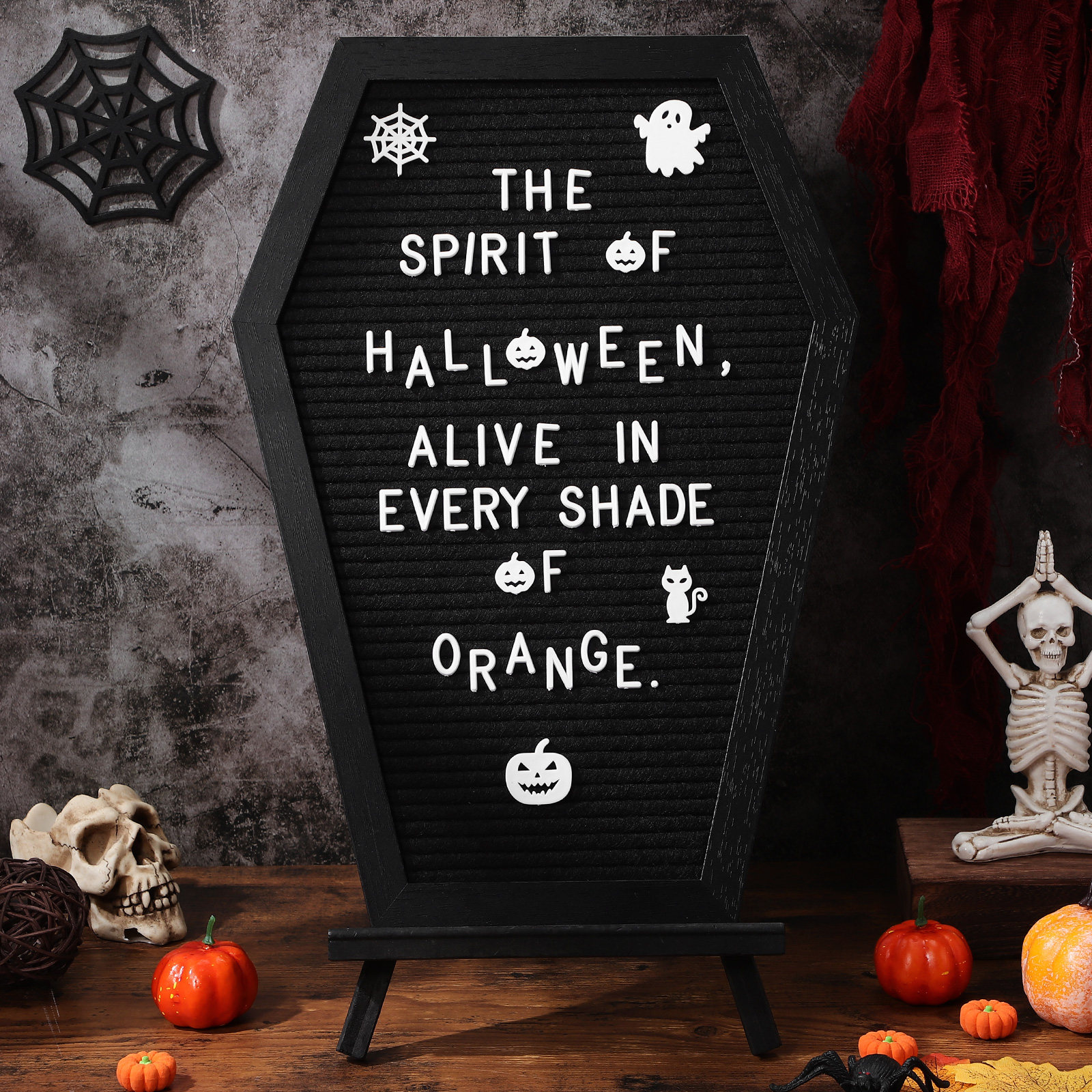 1Set Coffin Decor Halloween Le - Frame Display Wood recensione e prezzo