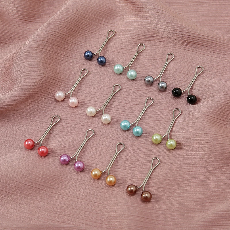 12pcs/Bag Muslim Hijab Pins Sc - Embroidery Eyebrow recensione e prezzo