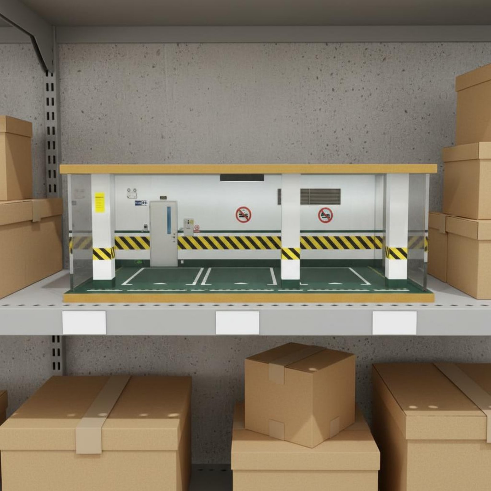 1:24 Scale Parking Garage Wood - Frame Display Wood recensione e prezzo