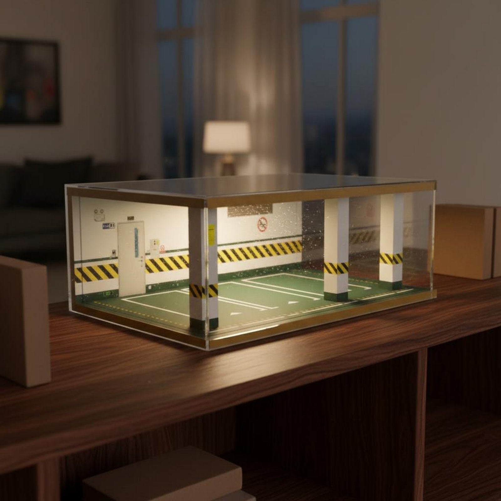 1:24 Scale Parking Garage Wood - Frame Display Wood recensione e prezzo