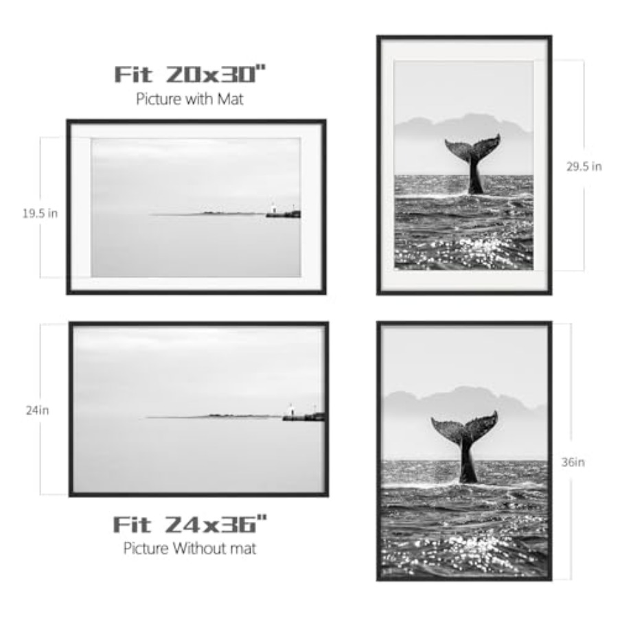 24x36 Solid Wood Poster Frame  - Frame Display Wood recensione e prezzo