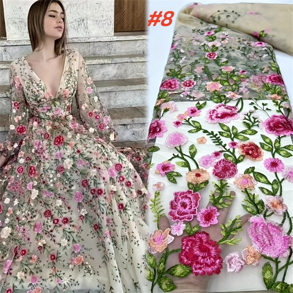 Wholesale French Luxury Mesh E - Embroidery Net Fabric recensione e prezzo