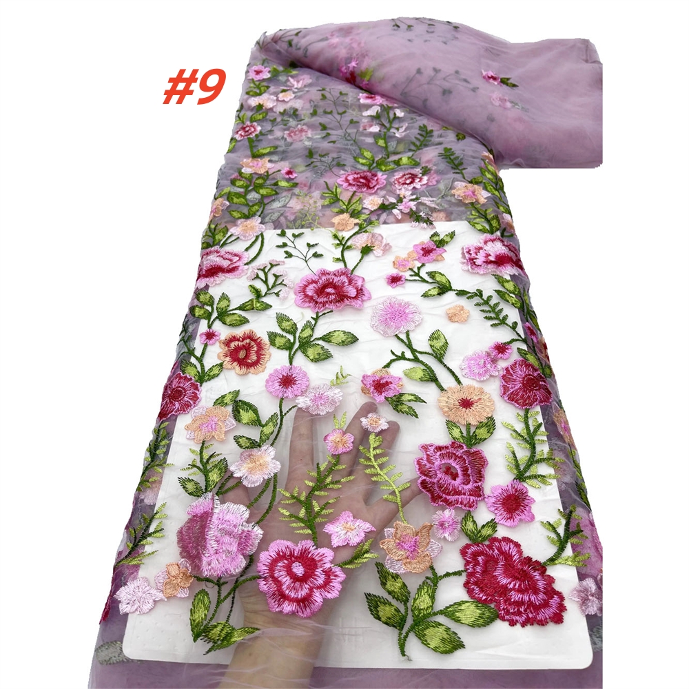 Wholesale French Luxury Mesh E - Embroidery Net Fabric recensione e prezzo