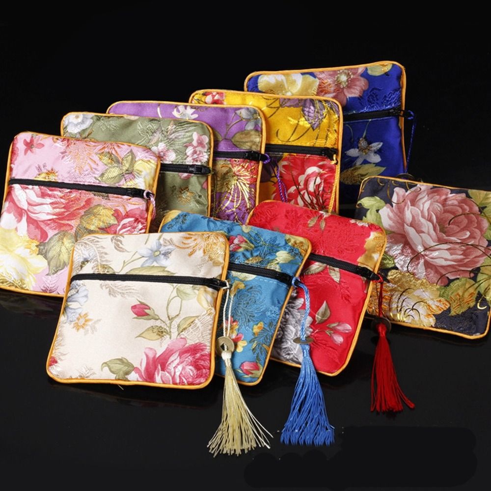 Cloth Embroidery Coin Pouch Fl - Embroidery Wallet recensione e prezzo