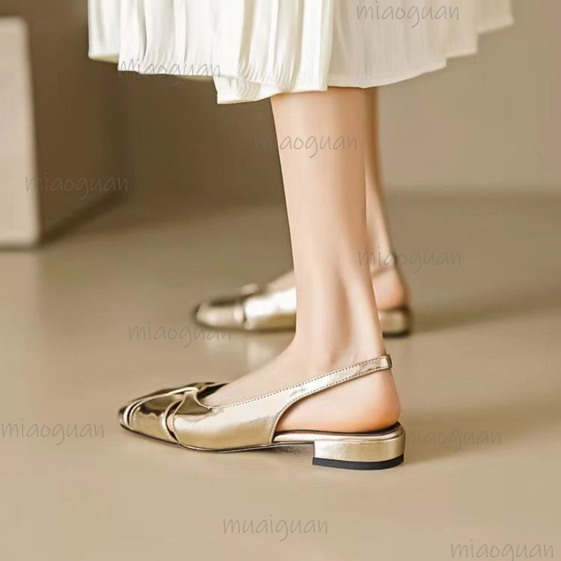 Cover Toe Low Heel Pumps Women - Embroidery Flat Shoes recensione e prezzo
