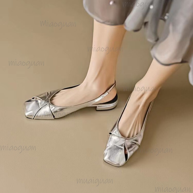 Cover Toe Low Heel Pumps Women - Embroidery Flat Shoes recensione e prezzo