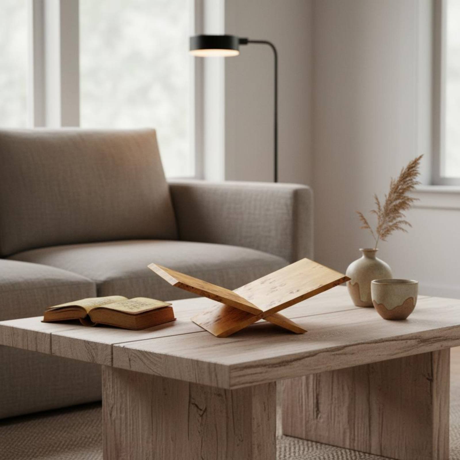 Cross Book Stand Wabi-Sabi Des - Frame Display Wood recensione e prezzo