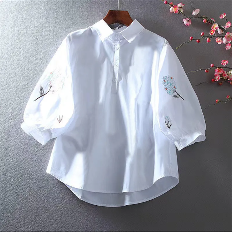Embroidered Blouses Women's Sh - Embroidery Artist recensione e prezzo