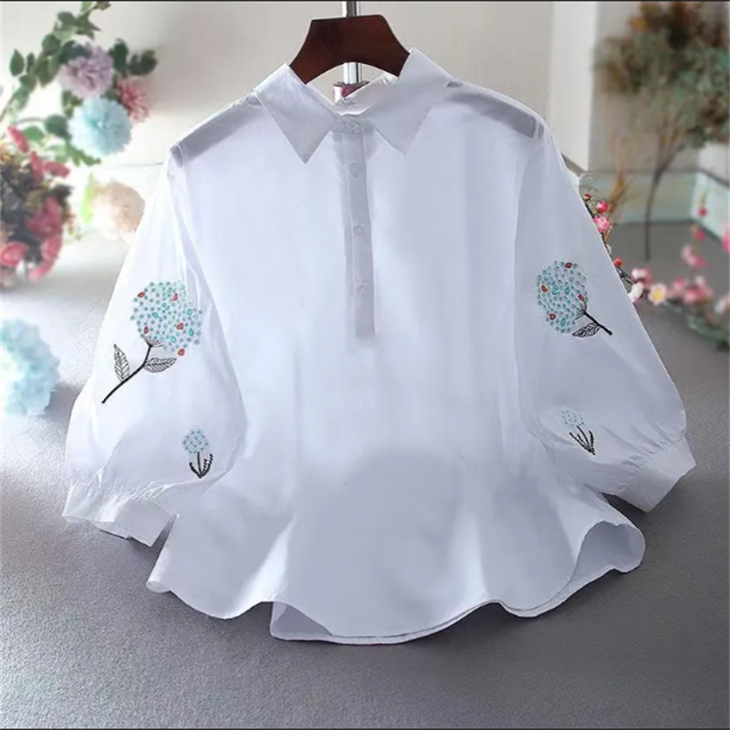 Embroidered Blouses Women's Sh - Embroidery Artist recensione e prezzo