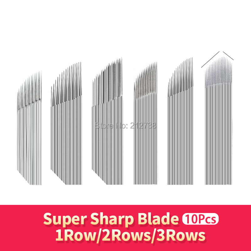 New 10Pcs 14/15/16/17/18Pin Fo - Embroidery Eyebrow recensione e prezzo