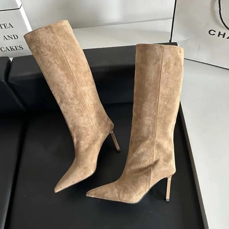 Luxury Women Long Boots Fashio - Embroidery Designer recensione e prezzo