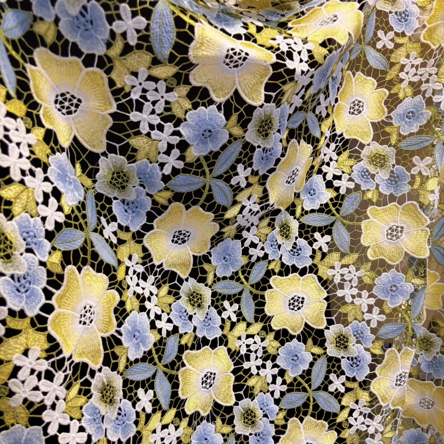 1yard Water soluble colorful f - Embroidery Net Fabric recensione e prezzo