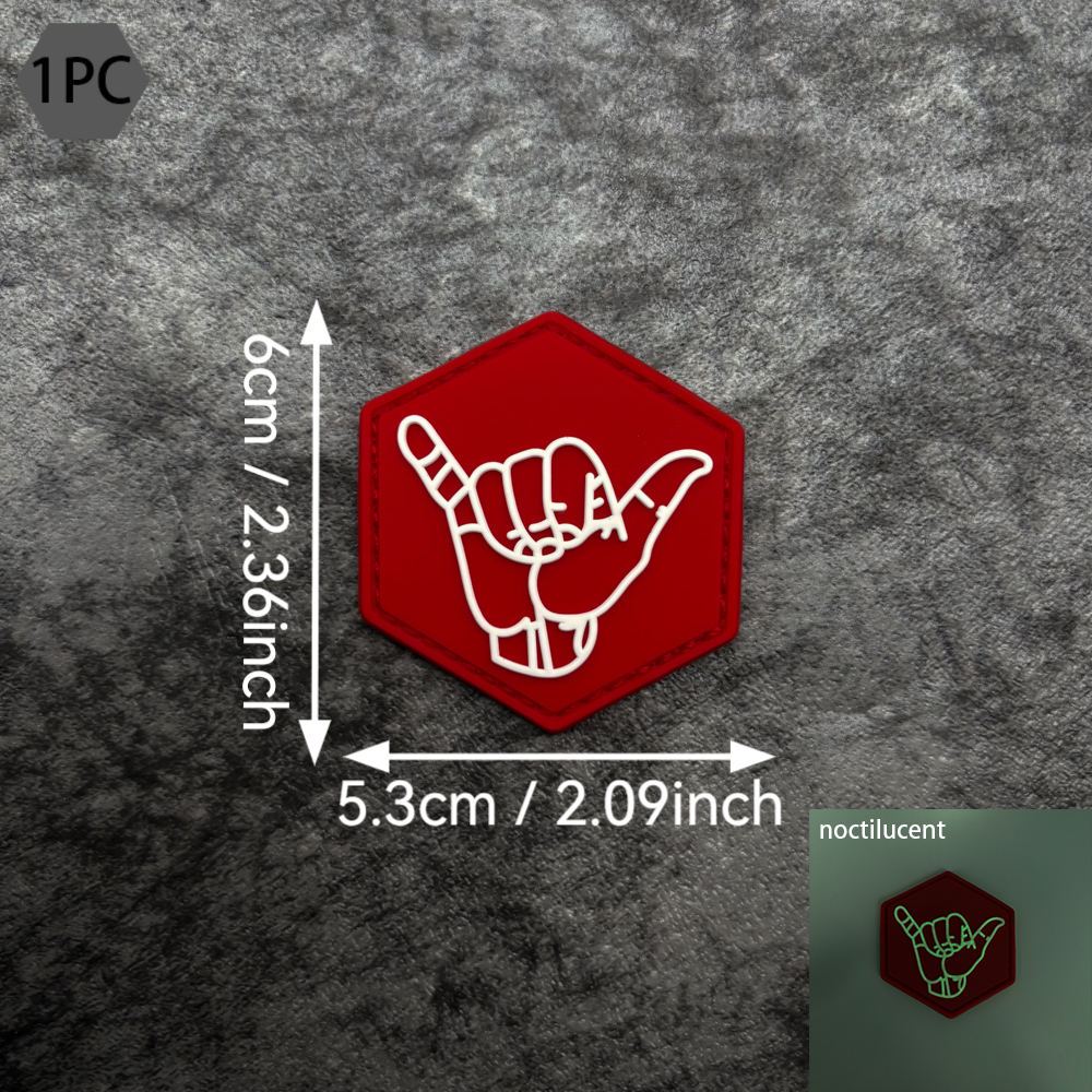 One Gesture Pattern Pvc Patch  - Embroidery Effect recensione e prezzo
