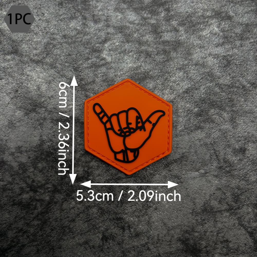 One Gesture Pattern Pvc Patch  - Embroidery Effect recensione e prezzo