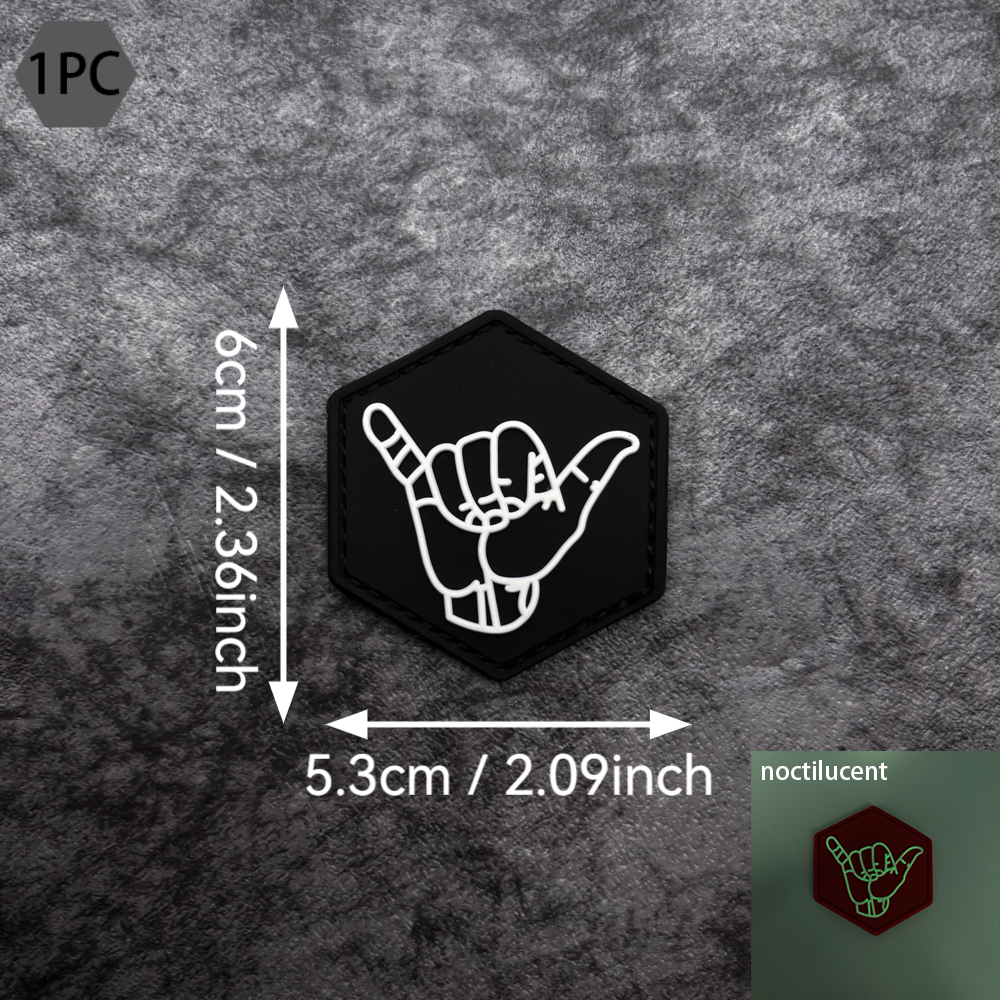 One Gesture Pattern Pvc Patch  - Embroidery Effect recensione e prezzo