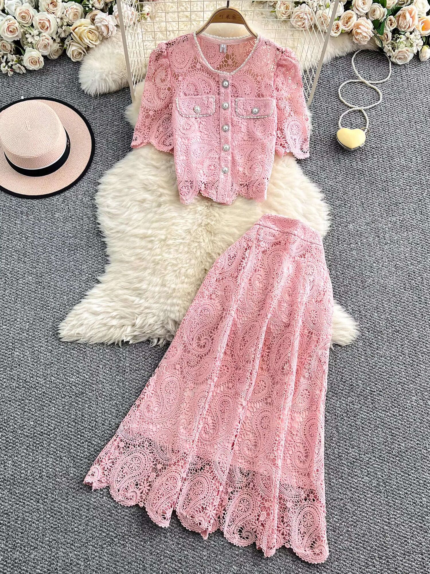 Elegant Pearl Long Dress Suits - Embroidery Uniforms recensione e prezzo