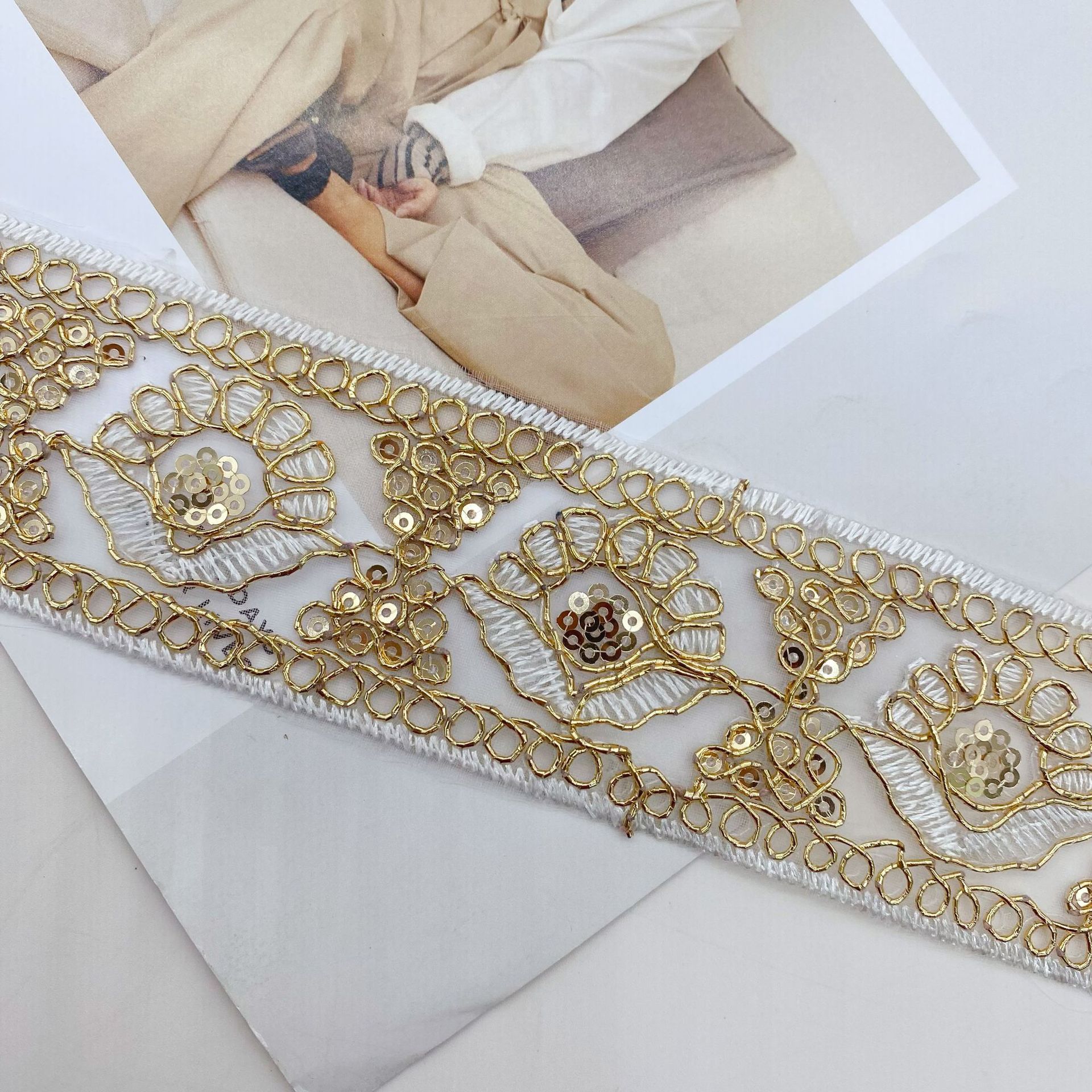 3Yards Of Wholesale National S - Embroidery Net Fabric recensione e prezzo